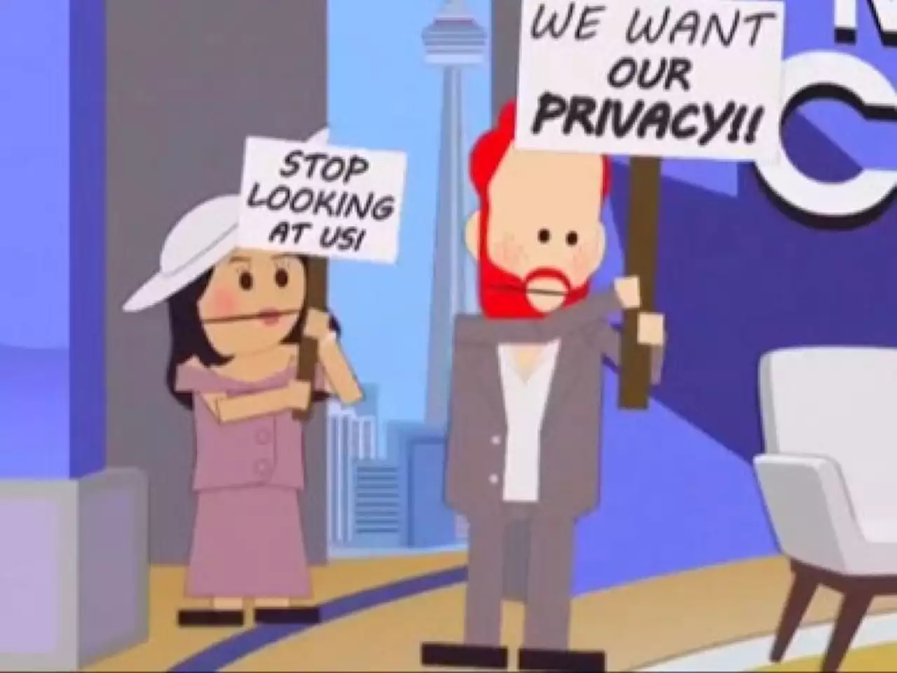 Harry and Meghan mocked on South Park, called 'Prince and Princess of Canada'