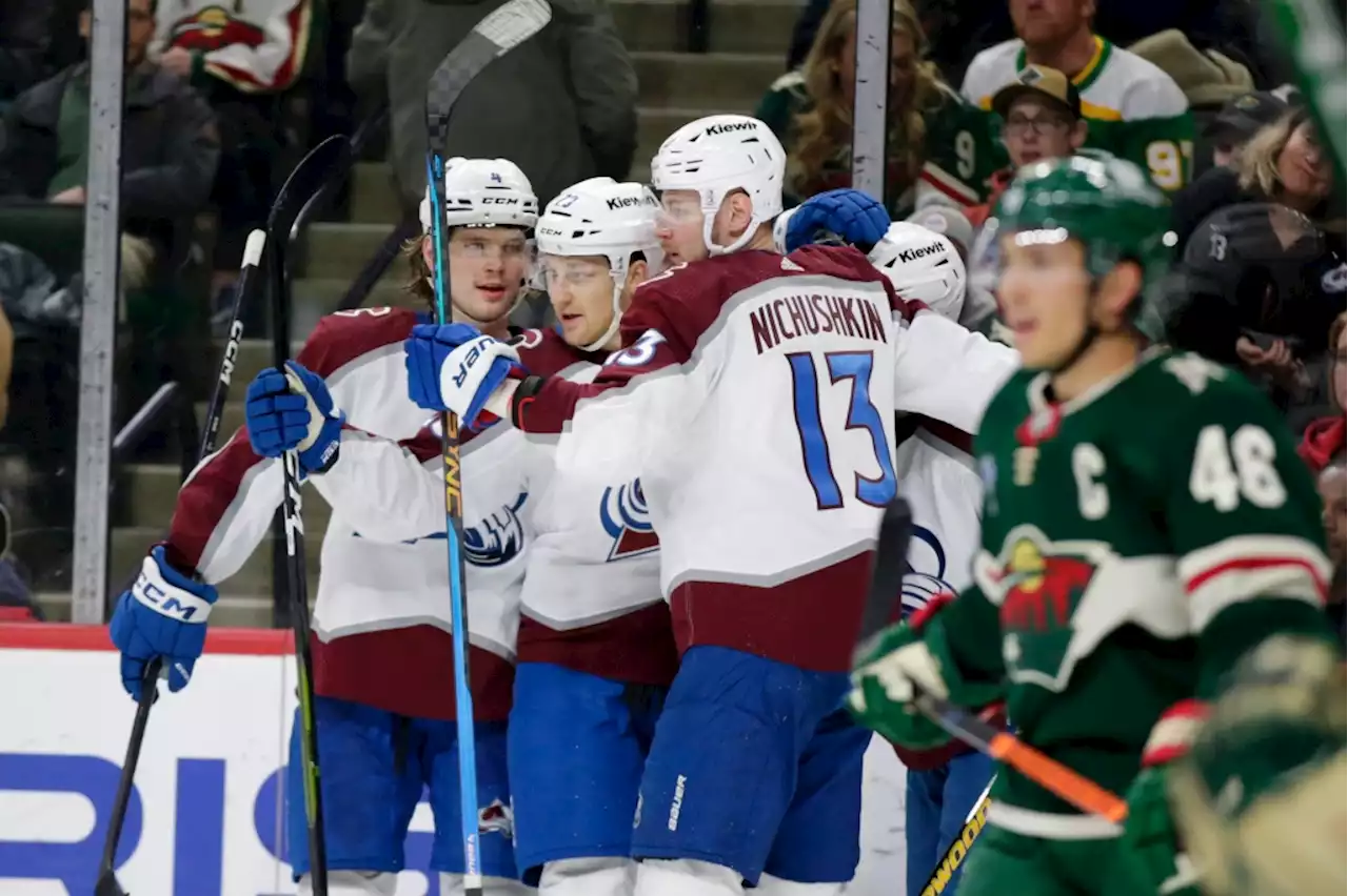 Avs escape Minnesota with vital, bizarre 3-2 win for playoff standings