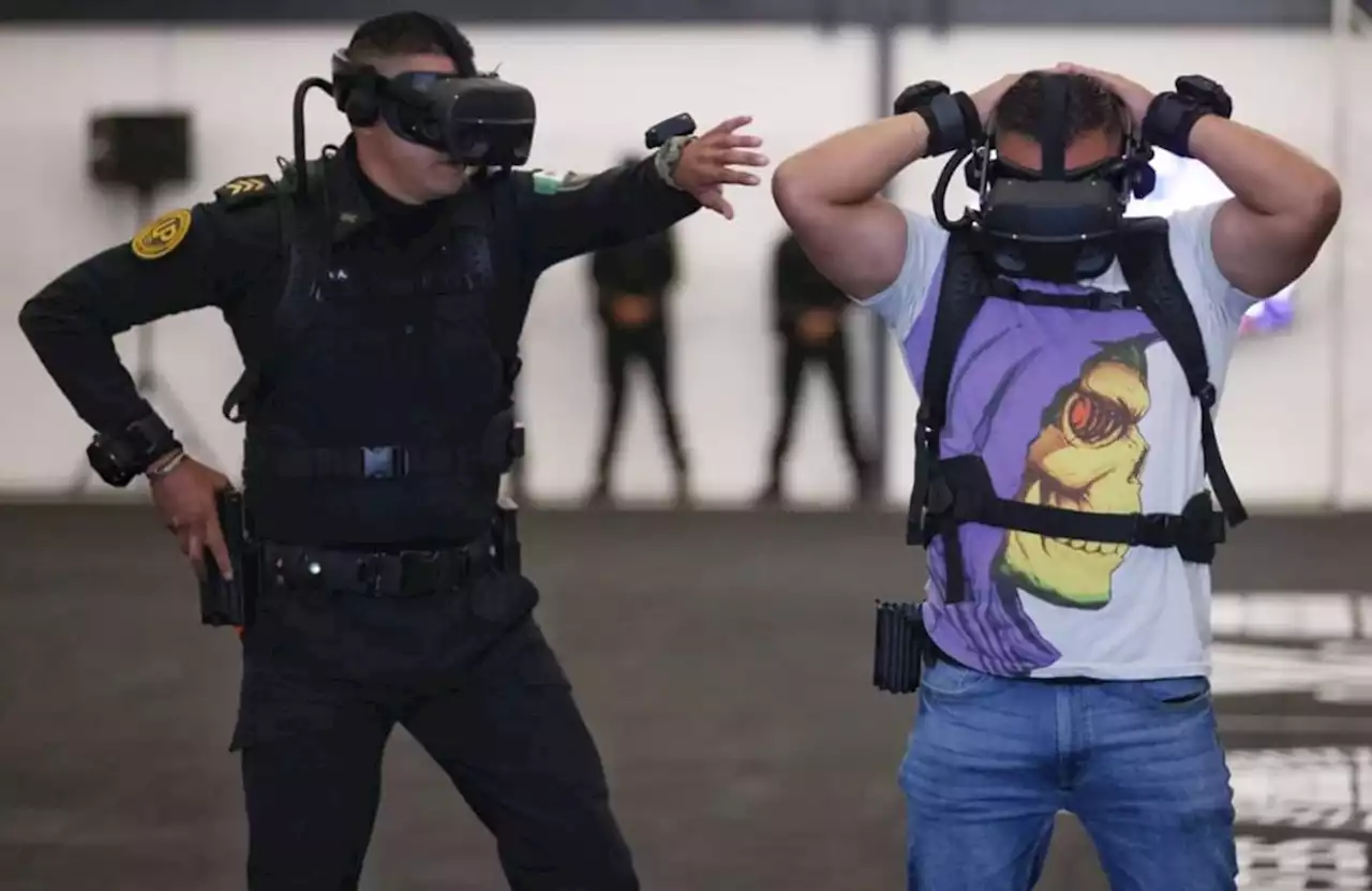 Llegan las detenciones virtuales a la CDMX; así entrenarán a policías capitalinos, FOTOS y VIDEO