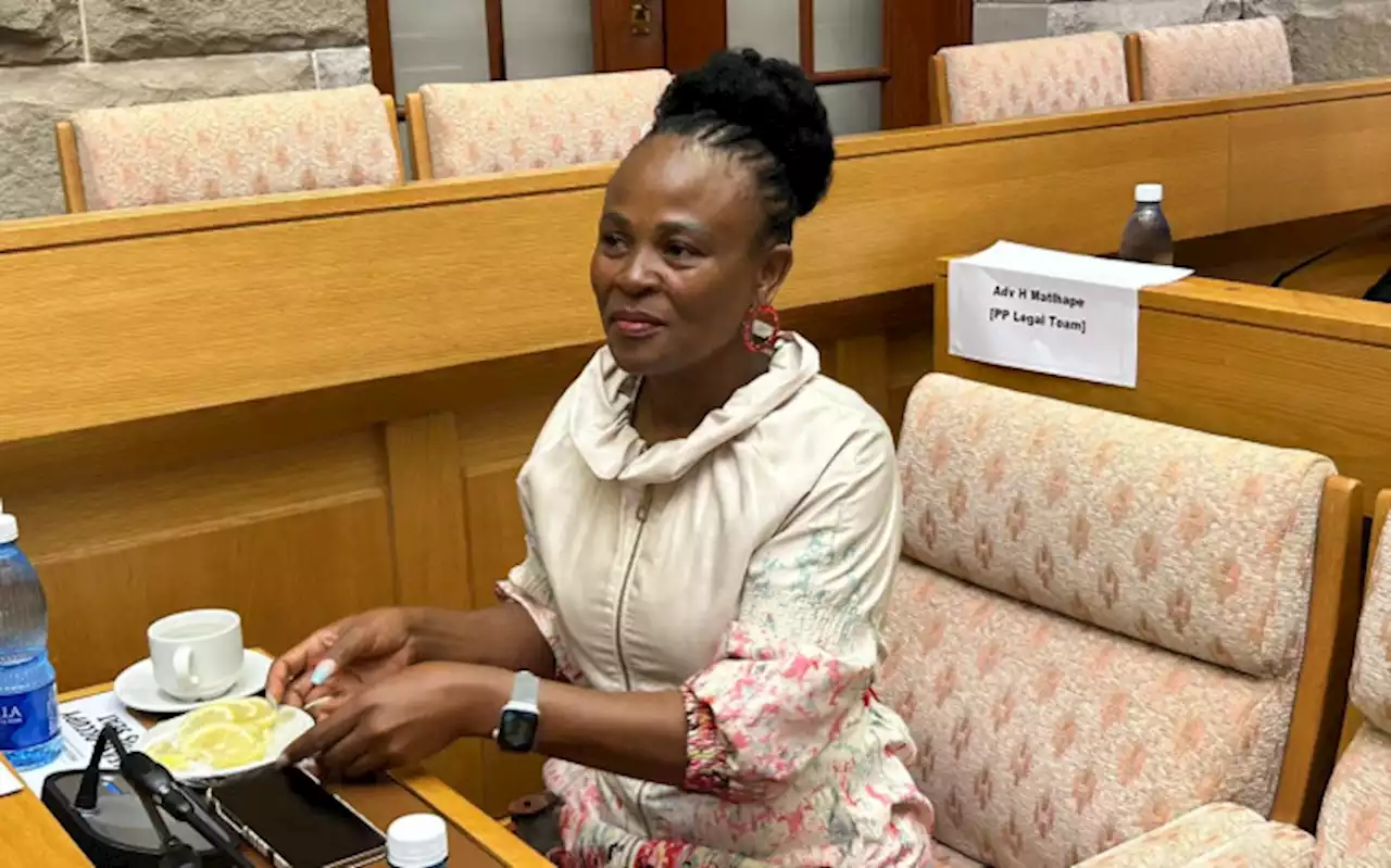 Mkhwebane accuses Section 194 inquiry of insulting her, lying about witness
