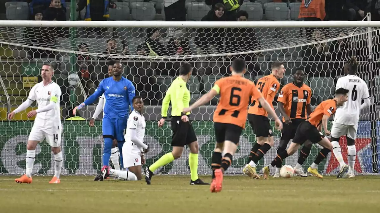 Barrages d’Europa League : le Stade Rennais s’incline contre le Shakhtar, la Roma déçoit