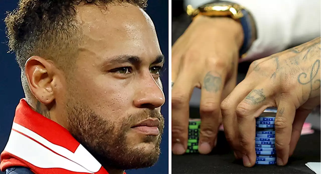 Neymar i nattlig pokerturnering efter CL-förlusten