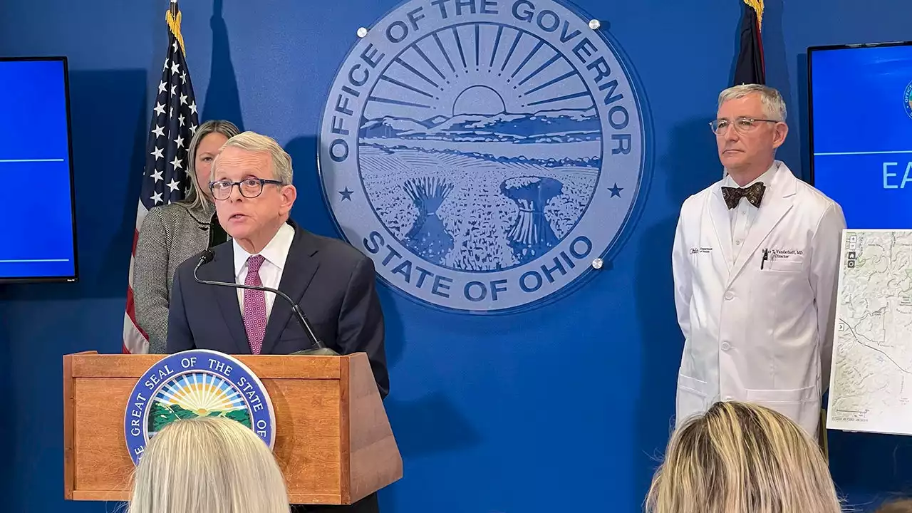 Ohio governor advises drinking bottled water despite officials saying water testing OK so far