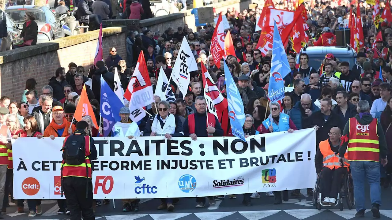 Réforme des retraites : sur les traces de Jean Jaurès, les leaders syndicaux ensemble à Albi