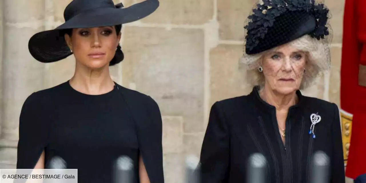 La reine Camilla méfiante : ce qu’elle pensait tout bas de Meghan Markle - Gala