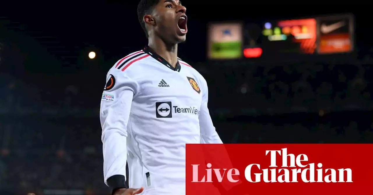 Barcelona v Manchester United: Europa League knockout round playoff, first leg – live