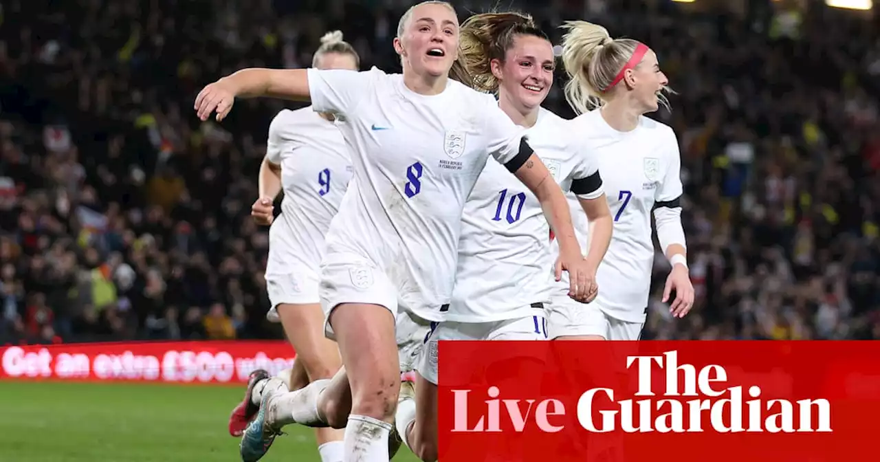 England v South Korea: Arnold Clark Cup – live