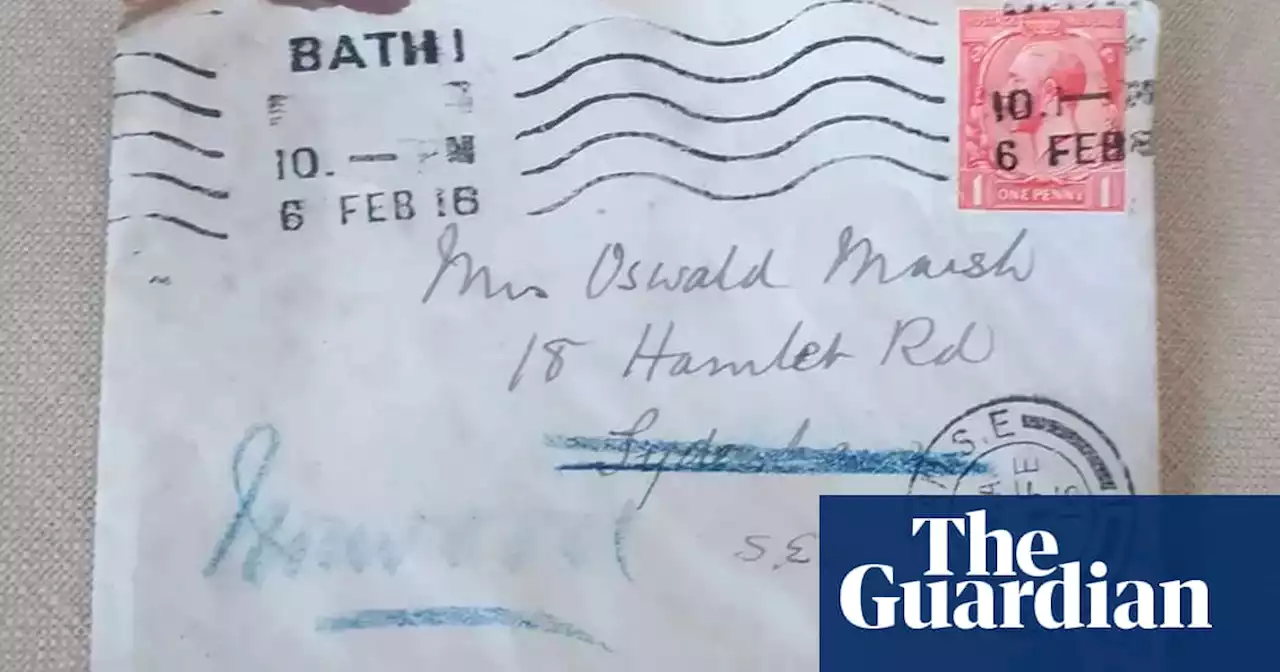 Letter lost in 1916 delivered in London more than 100 years later