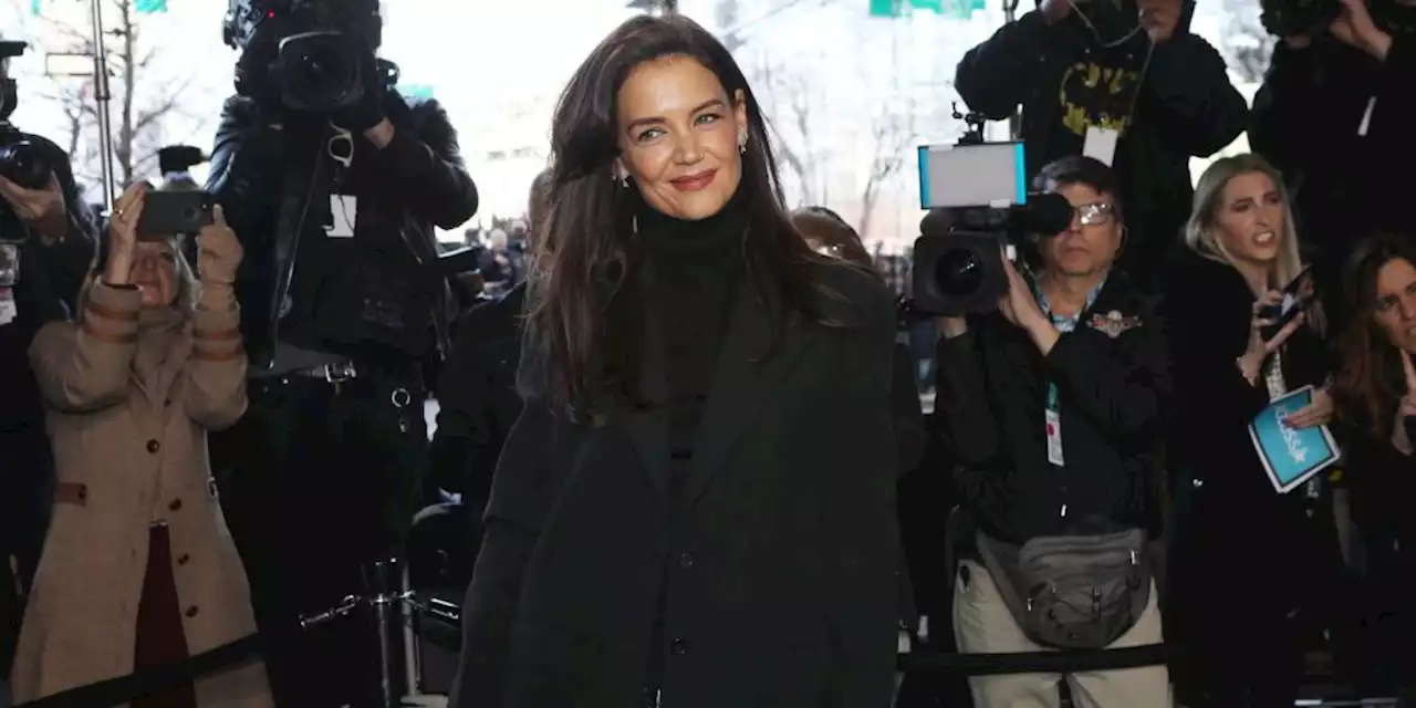 Katie Holmes Wore 2 Fabulous Black-and-White Looks in 1 Day