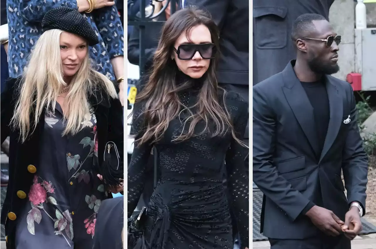 Kate Moss, Victoria Beckham And Stormzy Among A-List Guests At Dame Vivienne Westwood Memorial