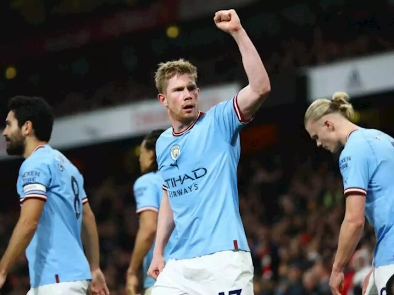 Gulung Arsenal 3-1, Manchester City Puncaki Klasemen Sementara