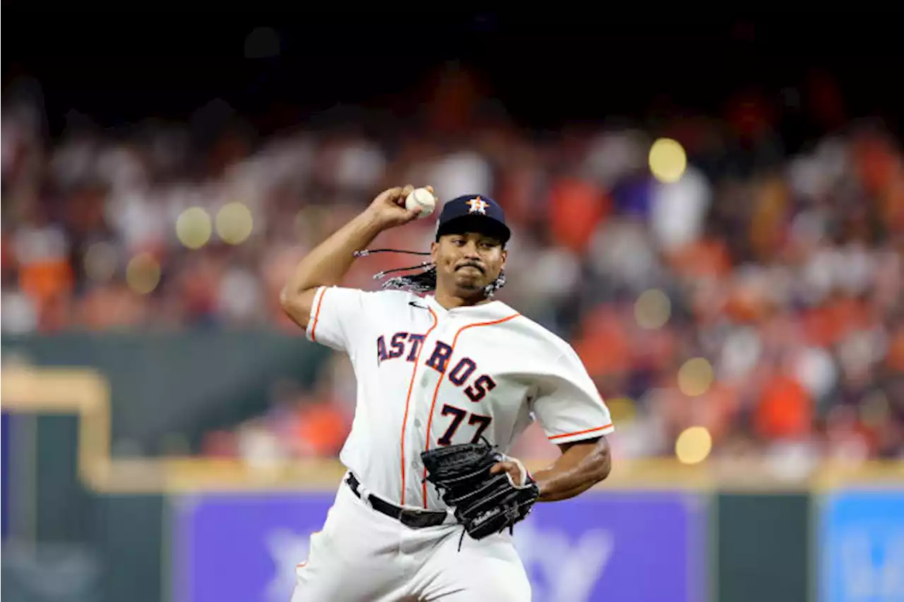 Astros’ Luis Garcia puts ‘rock the baby’ pitch to sleep after MLB’s latest rule change