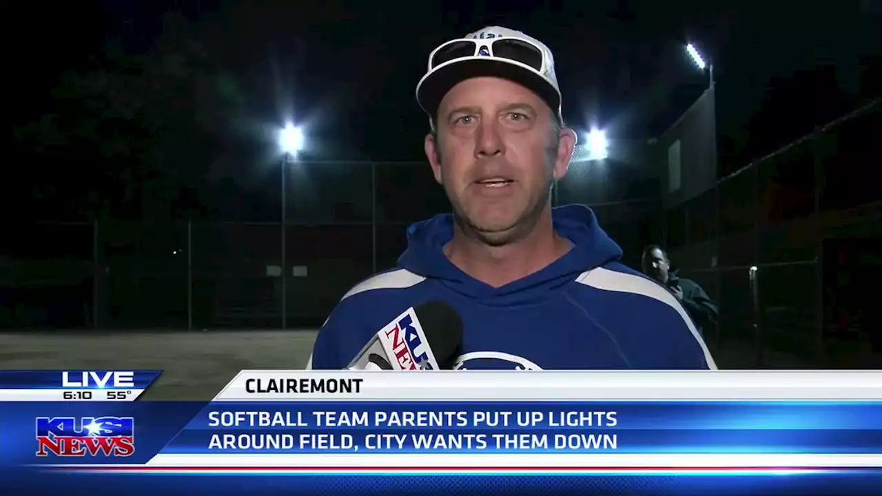 City targets youth softball team's temporary lighting -