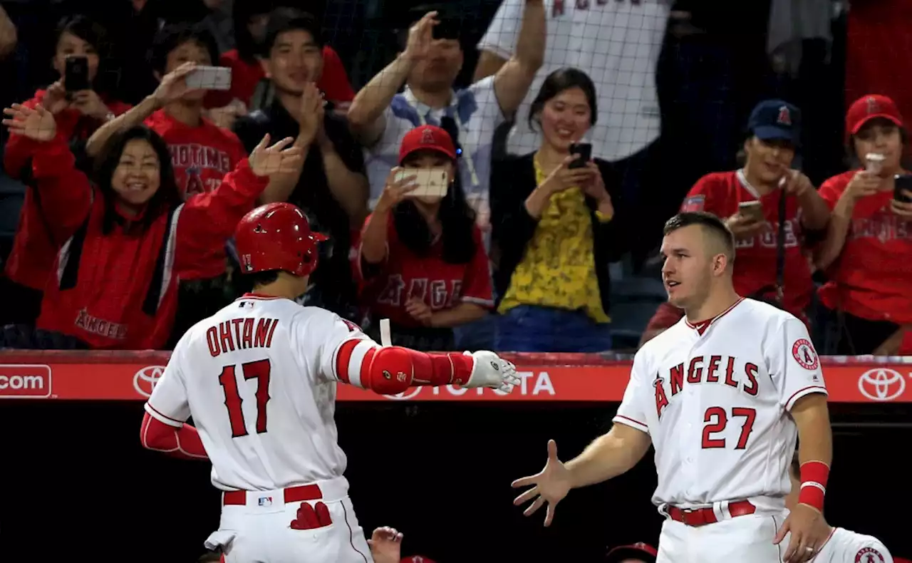 Mike Trout says he will work to convince Shohei Ohtani to remain with Angels