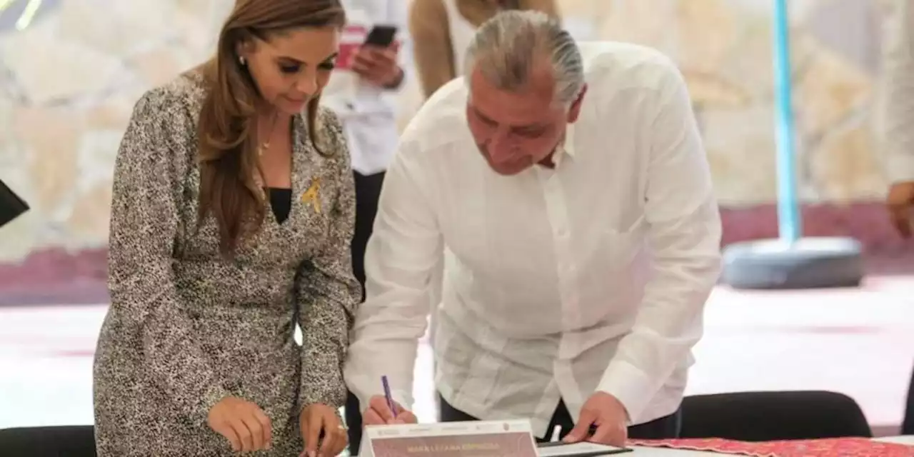 Mara Lezama firma convenios para fortalecer construcción de la paz en Quintana Roo