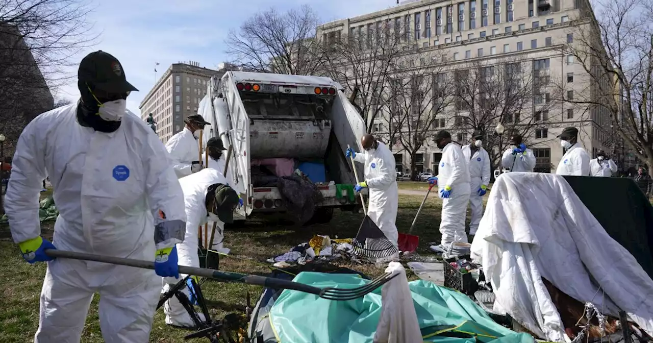 Park Service clears homeless encampment near White House