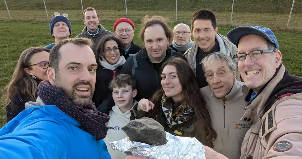 Un fragment de la « boule de feu» tombée en Normandie a été retrouvé au sol