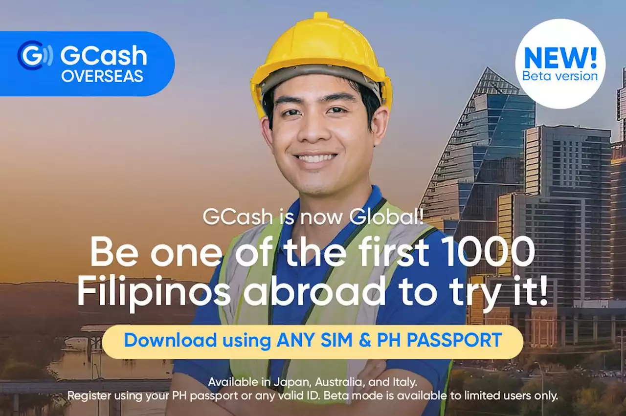 GCash can now be used abroad