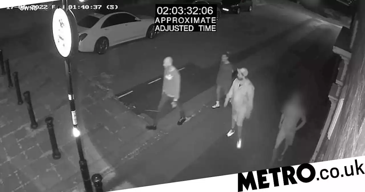 Terrifying footage shows gang stalking victim before stabbing him to death