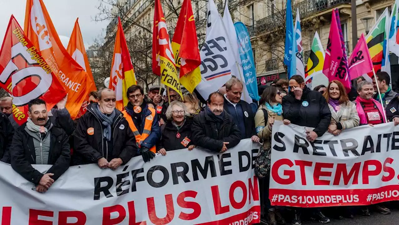 Grèves du 16 février : 440 000 manifestants en France, l'intersyndicale veut maintenir la pression jusqu'au 7 mars