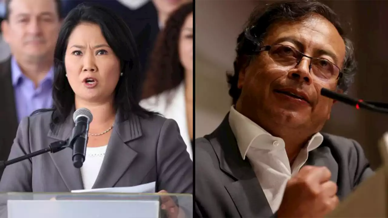 Keiko Fujimori le pidió a Gustavo Petro que 'no meta su nariz roja en Perú'