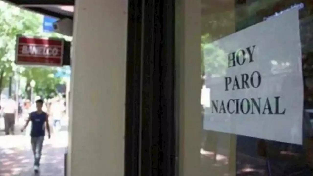 Anuncian paro bancario para antes de fin de mes