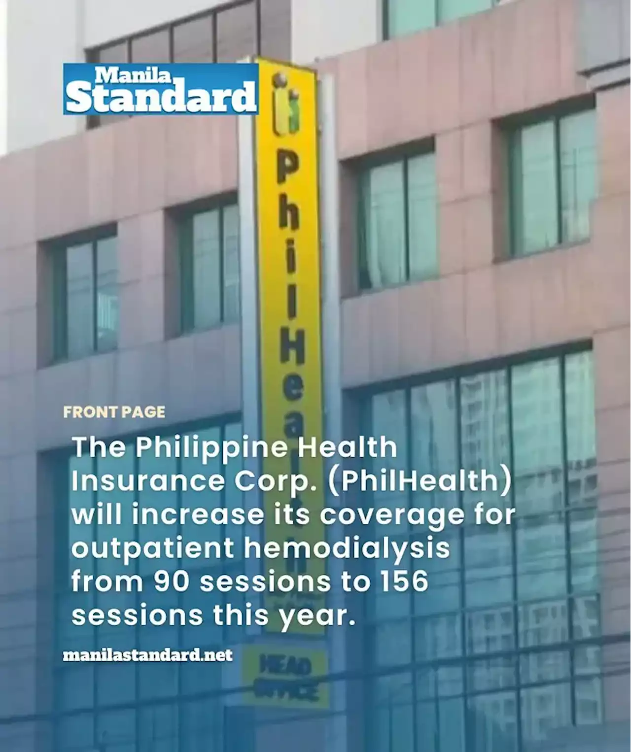 PhilHealth cover of hemodialysis to be expanded