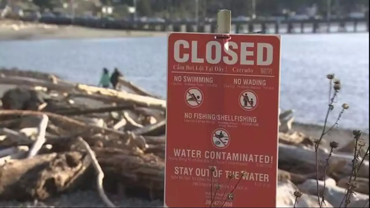 Lightning strike causes 100K gallons of waste to flow into Puget Sound