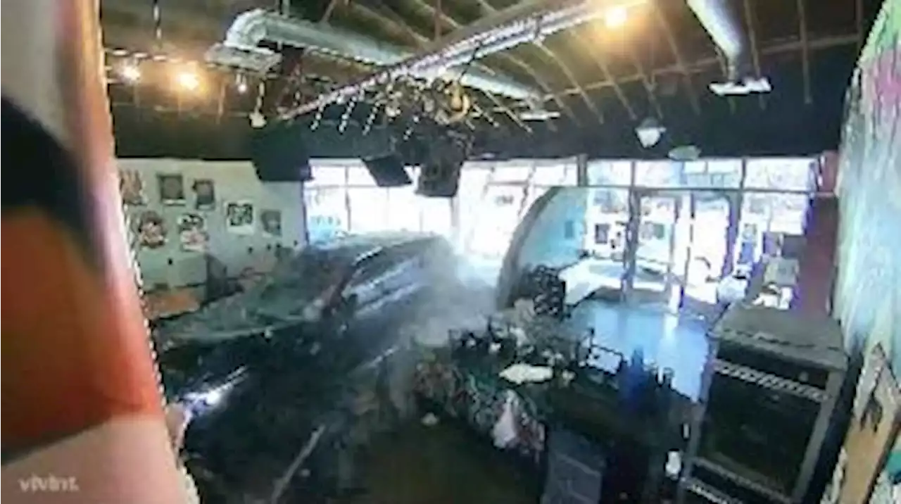 Watch: SUV Plows Into Utah Pizzeria Minutes After Opening