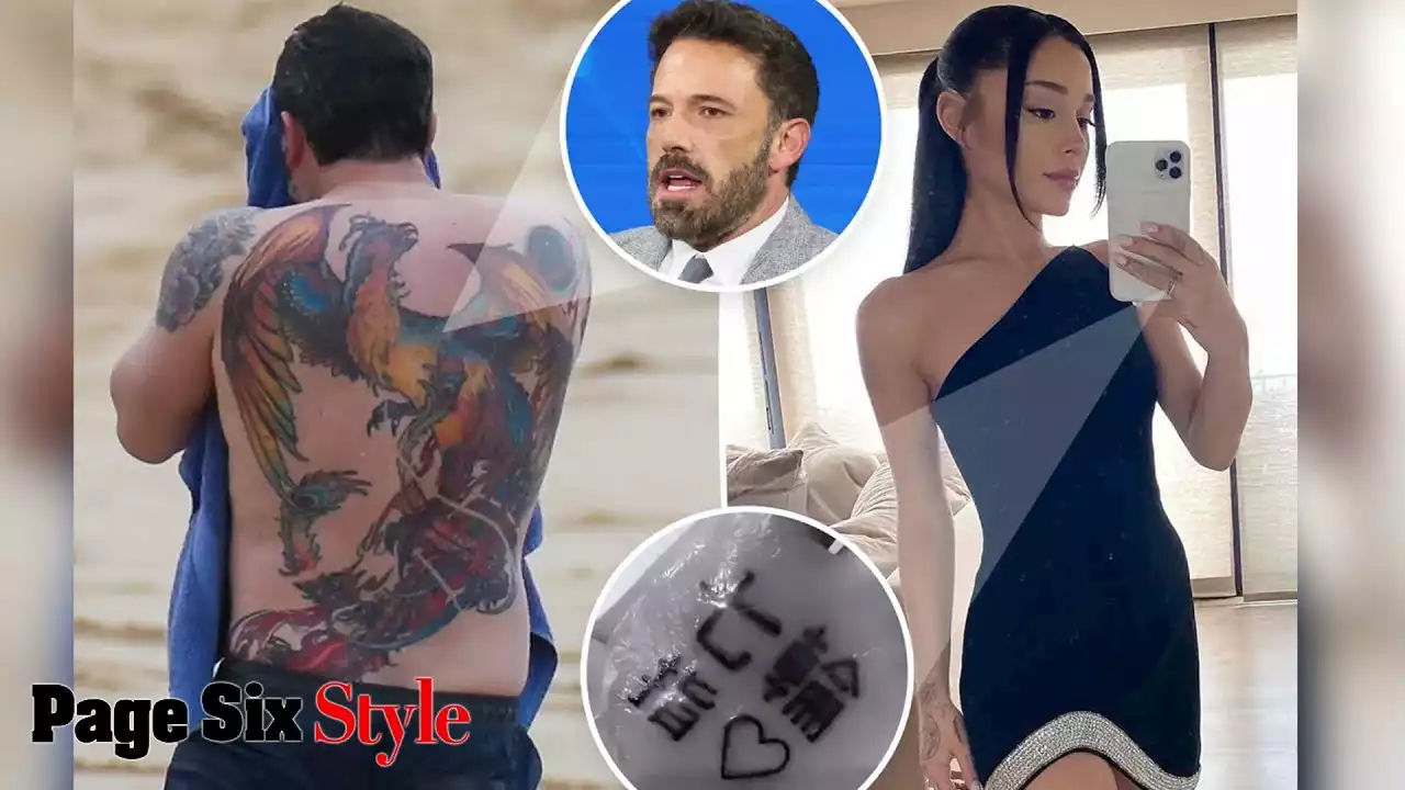 8 worst celebrity tattoo fails: Ben Affleck, Ariana Grande, Drake and more | Page Six Celebrity News