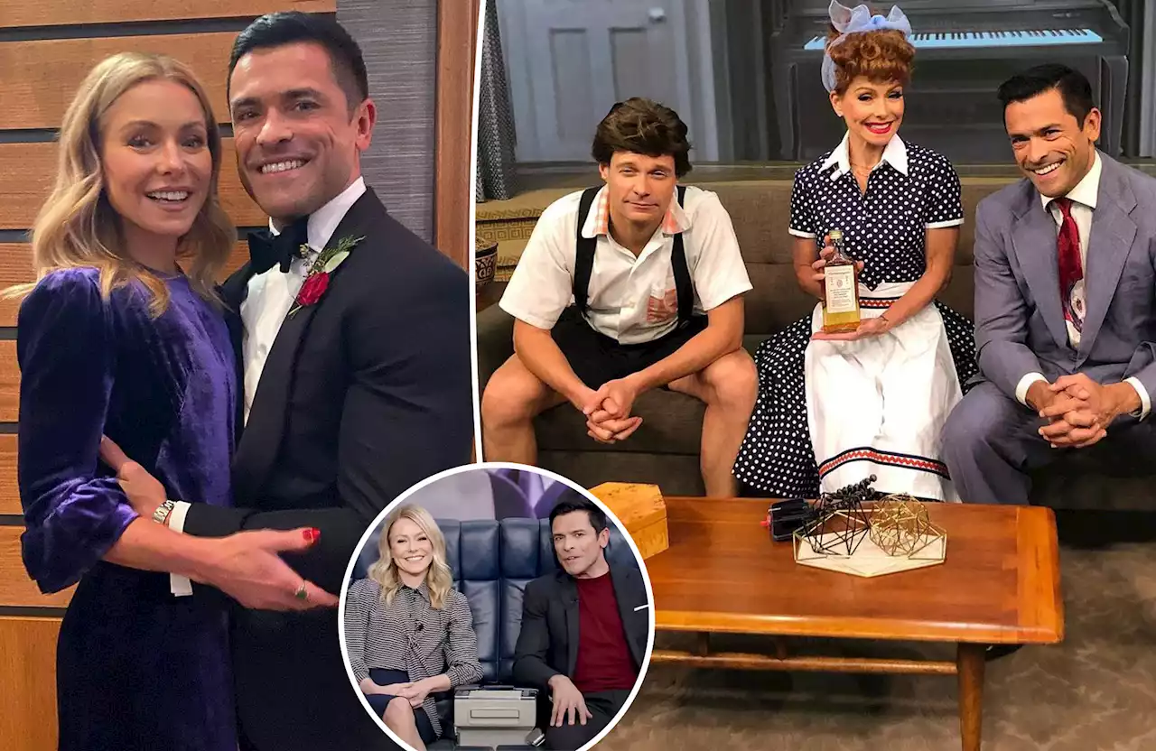 Mark Consuelos jokes about getting paid to talk to Kelly Ripa on ‘Live’