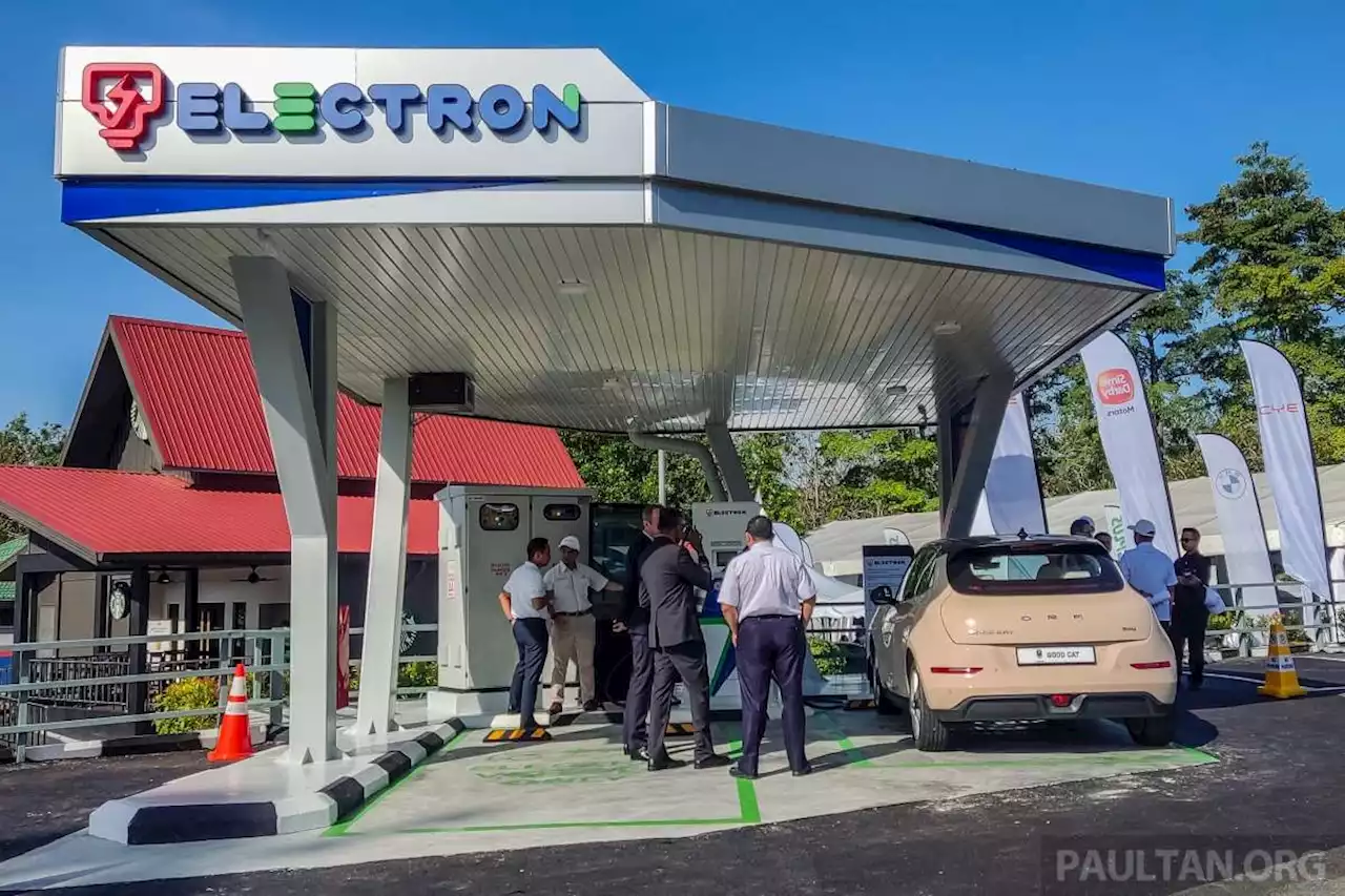 Rangkaian pengecas DC 180 kW TNB Electron dilancar - unit di R&R Ayer Keroh, Tapah, Paka kini beroperasi - paultan.org