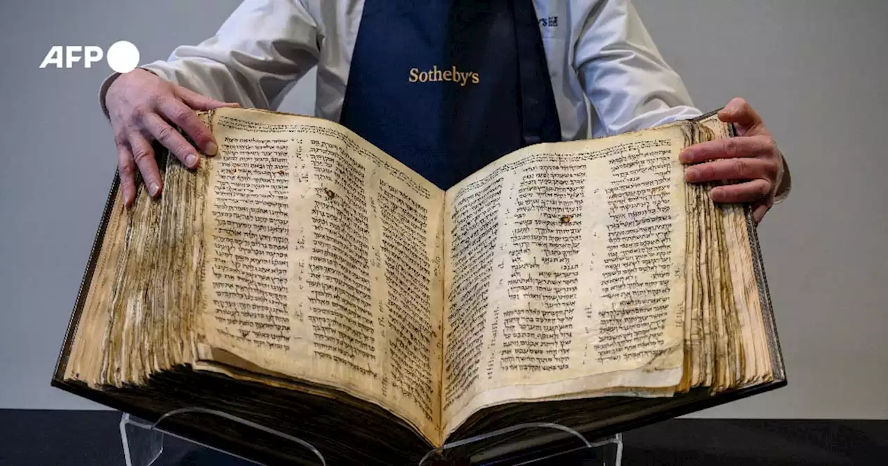 World's oldest near-complete Hebrew Bible heads to auction