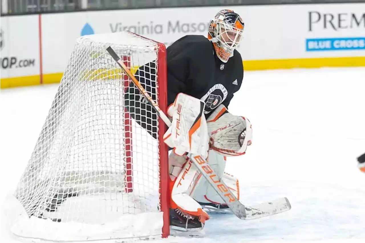 Back with the Flyers, rookie goalie Samuel Ersson could get a start during this road trip