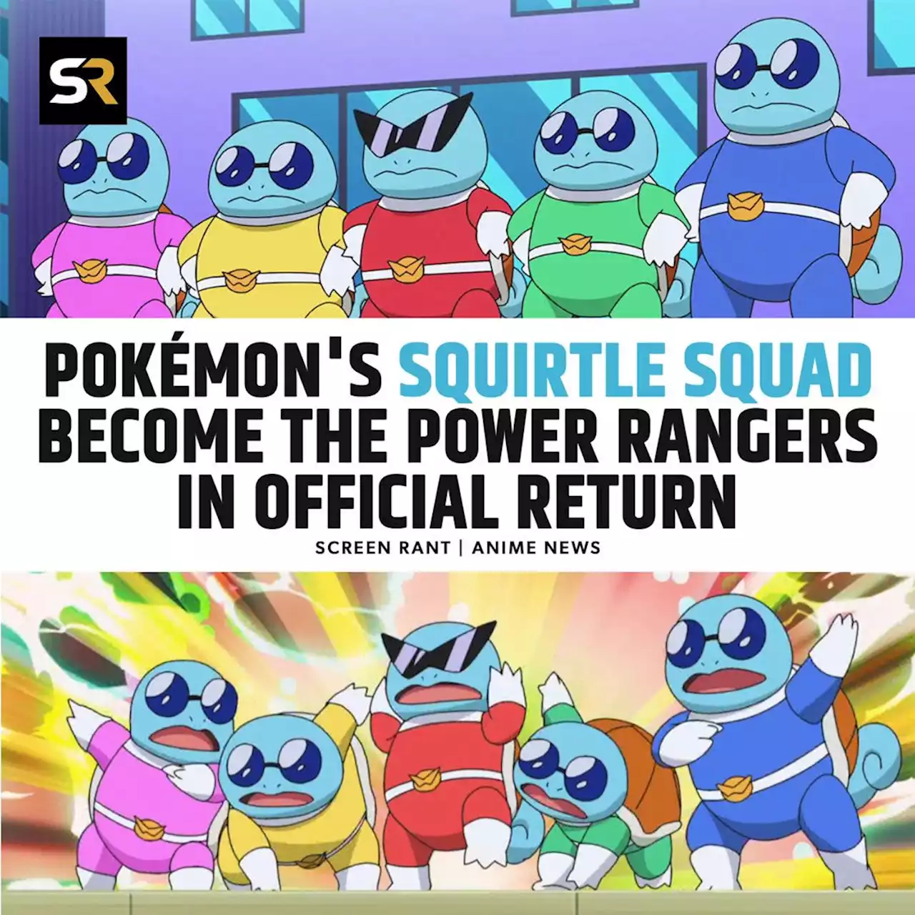 Pokémon's Squirtle Squad Become the Power Rangers in Official Return