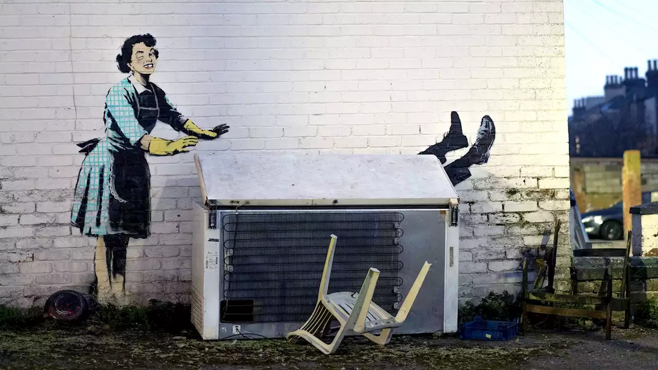 Council returns freezer taken from Banksy Valentine's Day Mascara artwork