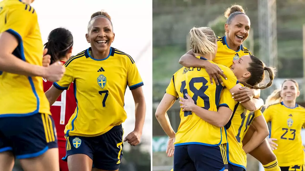 Fotboll: Sverige vann klart mot Kina – efter Madelen Janogys show