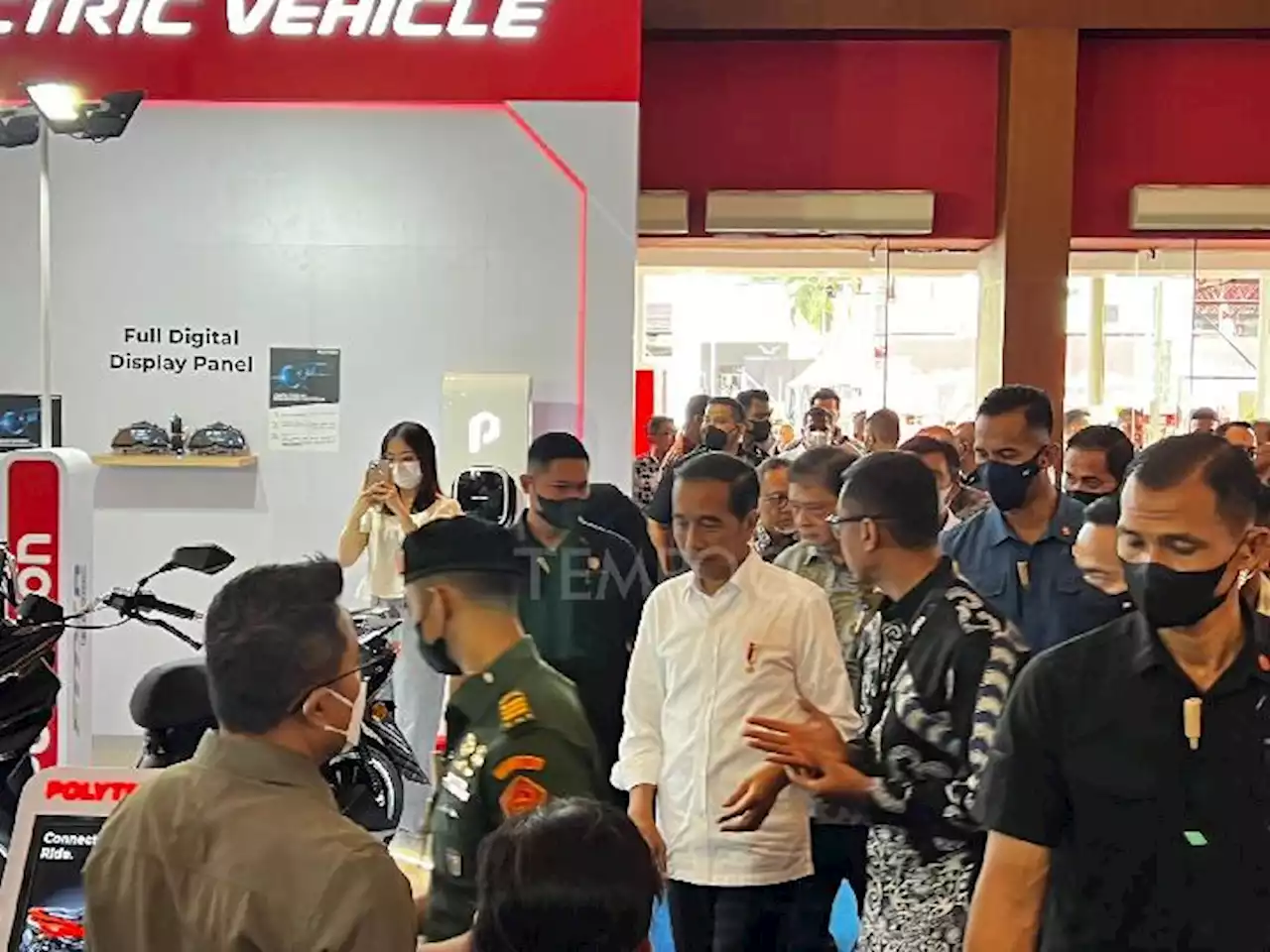 IIMS 2023, Jokowi: Penjualan Mobil dan Motor Naik, Macet di Mana-mana