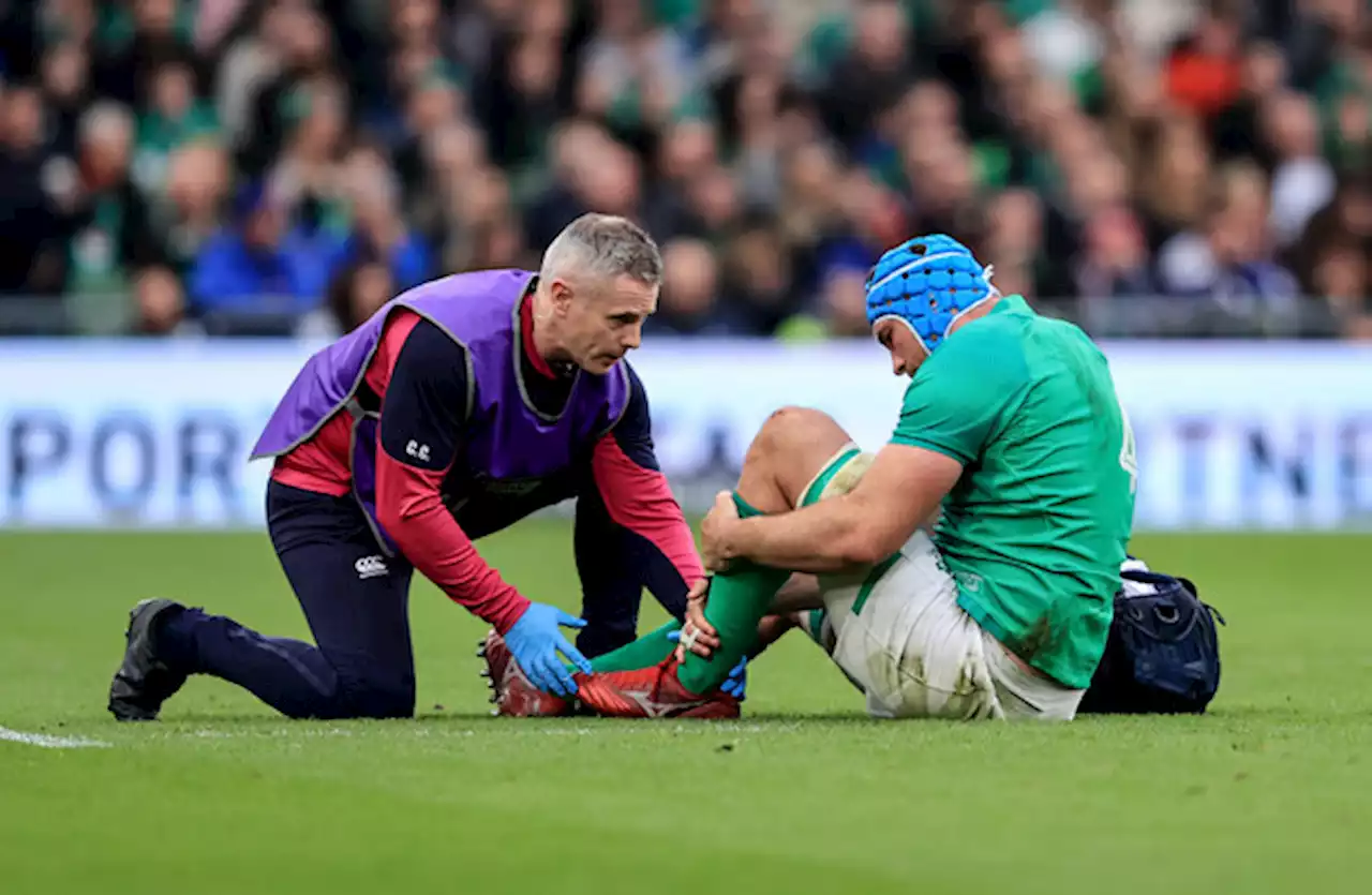 Tadhg Beirne ruled out for up to three months after ankle surgery