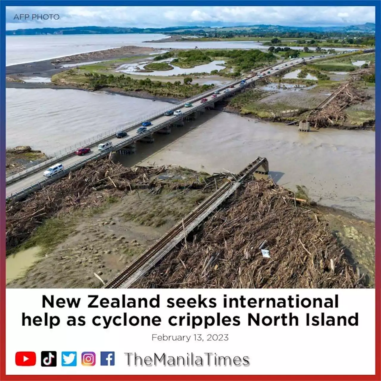 New Zealand seeks international help as cyclone cripples North Island