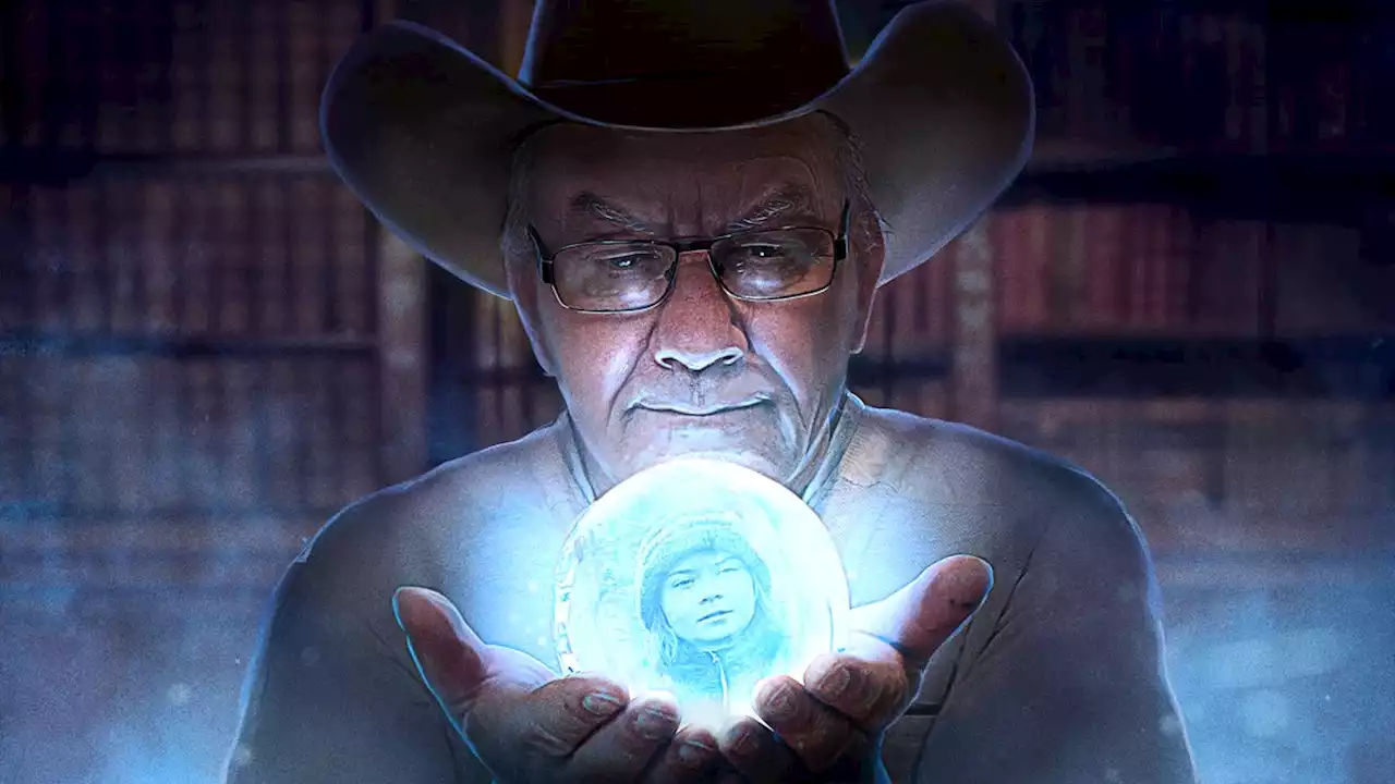 Cackling Oil Executive Watches Through Crystal Orb As Greta Thunberg Gets Lost In Nordic Forest