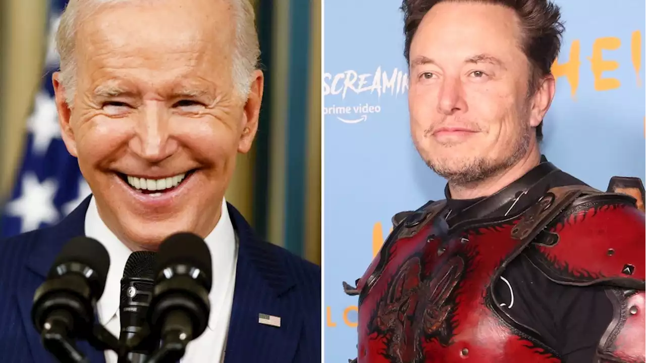 Biden offered Elon Musk rare praise after Tesla agreed to open up its charging network - Autoblog