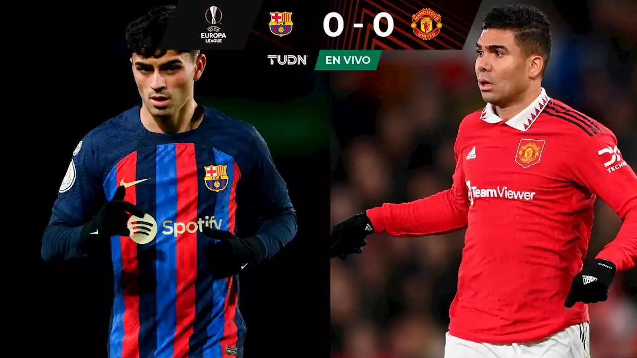 UEFA Europa League EN VIVO Barcelona vs. Manchester United: Inicia el partido en el Camp Nou