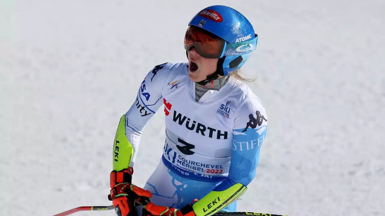 American skier Mikaela Shiffrin wins gold in giant slalom at worlds