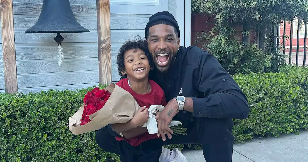 Tristan Thompson Is All Smiles With 6-Year-Old Son Prince: 'A Young King'