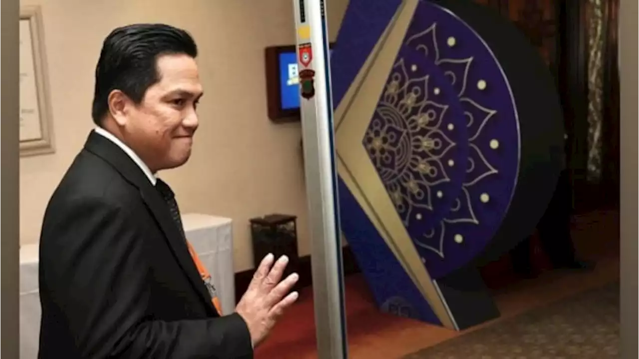 Erick Thohir Masuki Ruang KLB PSSI Lebih Awal