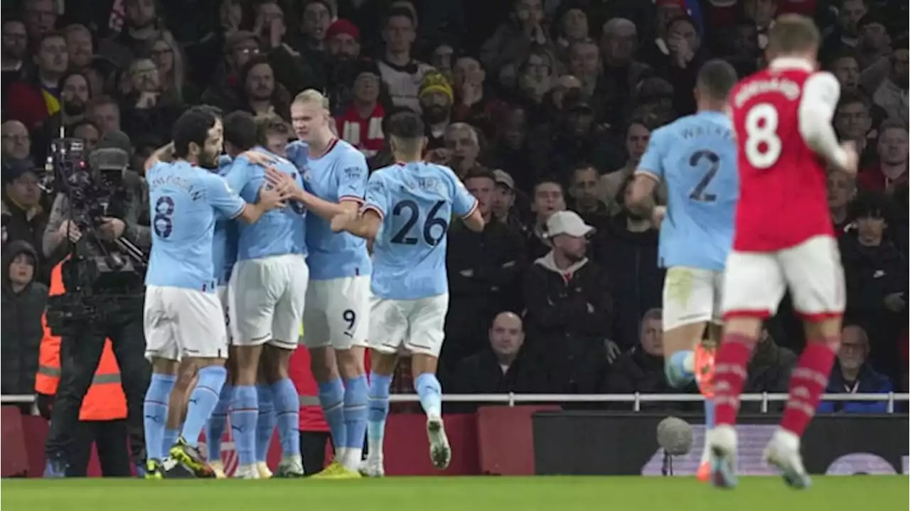 Pecundangi Arsenal, Manchester City Rebut Puncak Klasemen Premier League