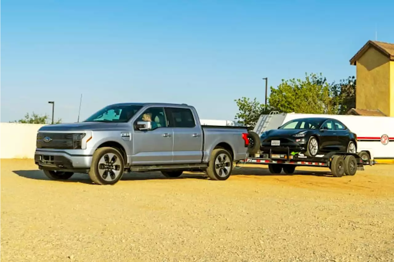 Edmunds: What to know before towing with an electric pickup