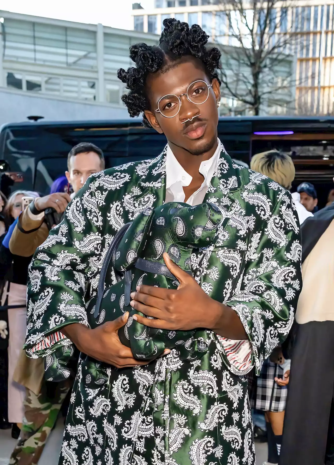 Lil Nas X's Look Are Winning Fashion Week, Of Course