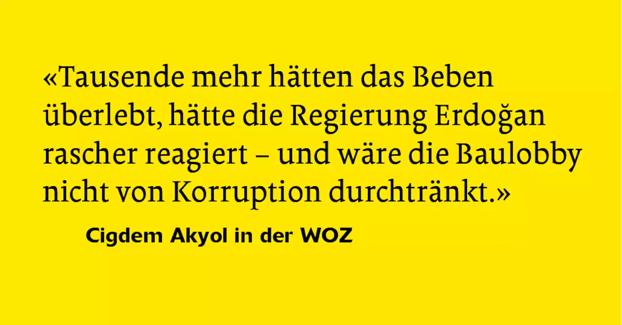 Erdbeben in der Türkei und Syrien: Unter Trümmern begraben